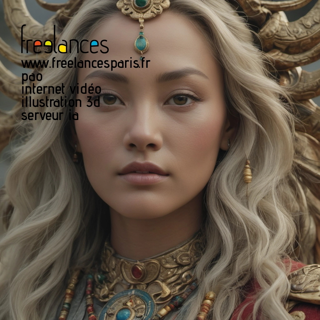 Pao mise en page internet vidéo illustration 3d serveur IA générative AI freelance paris studio de création magazines 8lde70e0